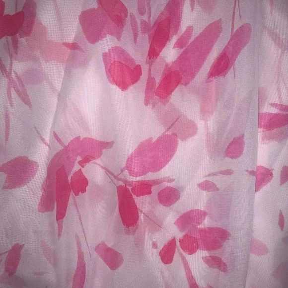 NINE WEST Women's Faux Wrap Maxi Dress with Ruffle Detail at Neckline - Picture 5 of 5